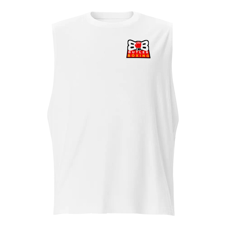 Butler Boxing White Tank Top (Embroidered) product image (1)
