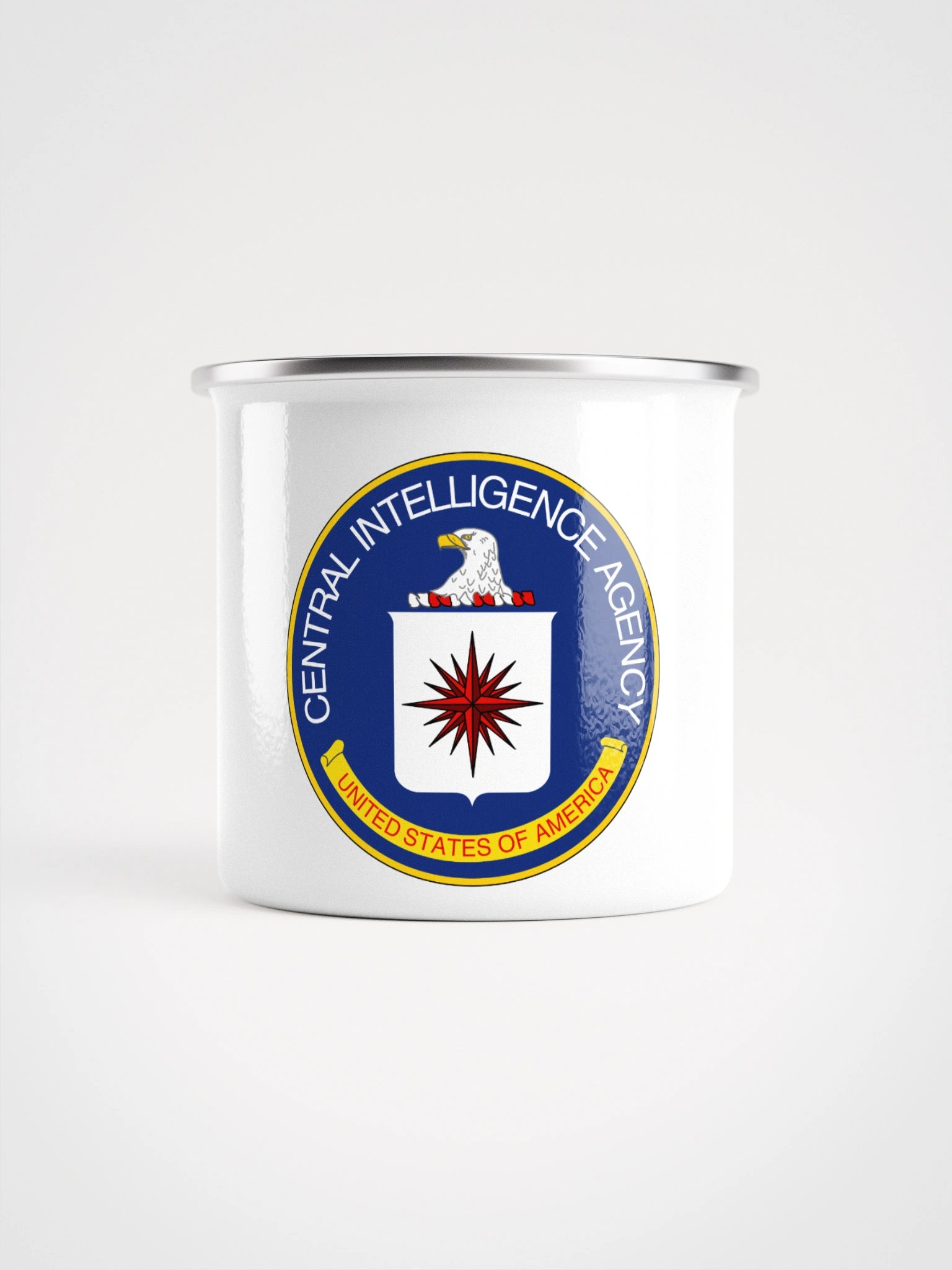 CIA Emblem Enamel Mug product image (1)