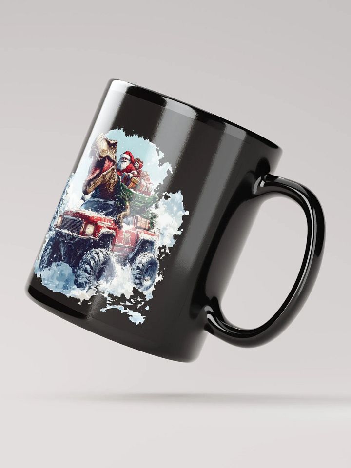 T-Rex And Santa go Monster Trucking - Mug product image (3)