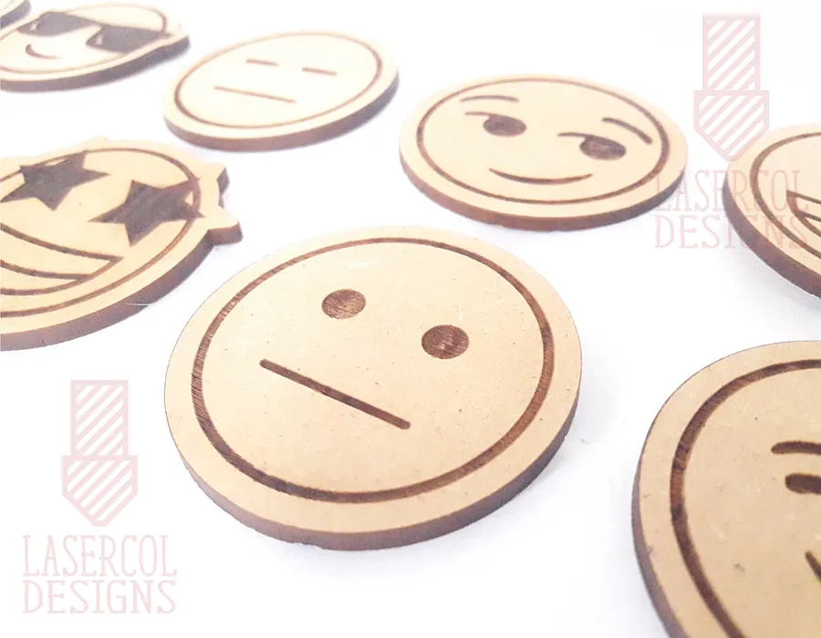 Emojis Set 2 - Laser Cut Files product image (10)