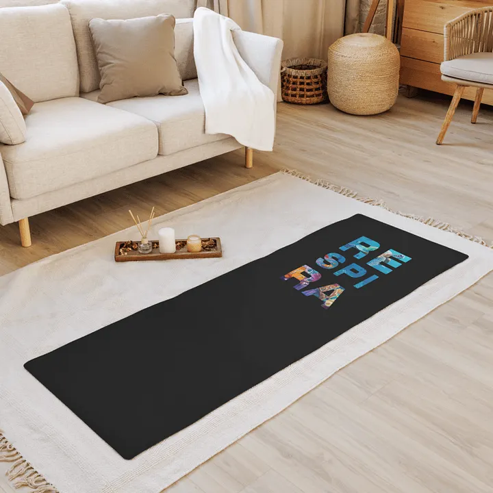 RE SPI RA.. BREATHE ! Under the Sea Turtle Yoga Mat product image (1)
