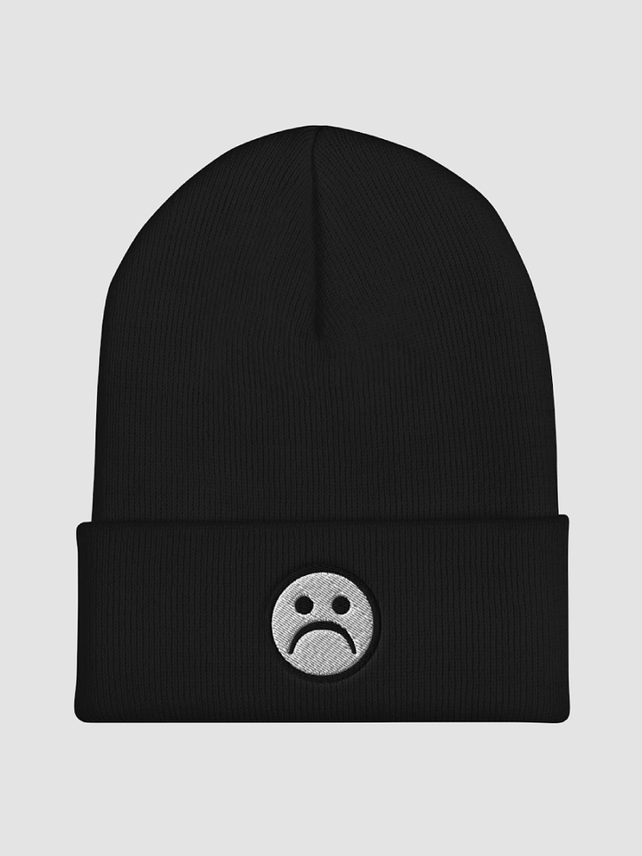 Sad face - Cuffed beanie product image (1)