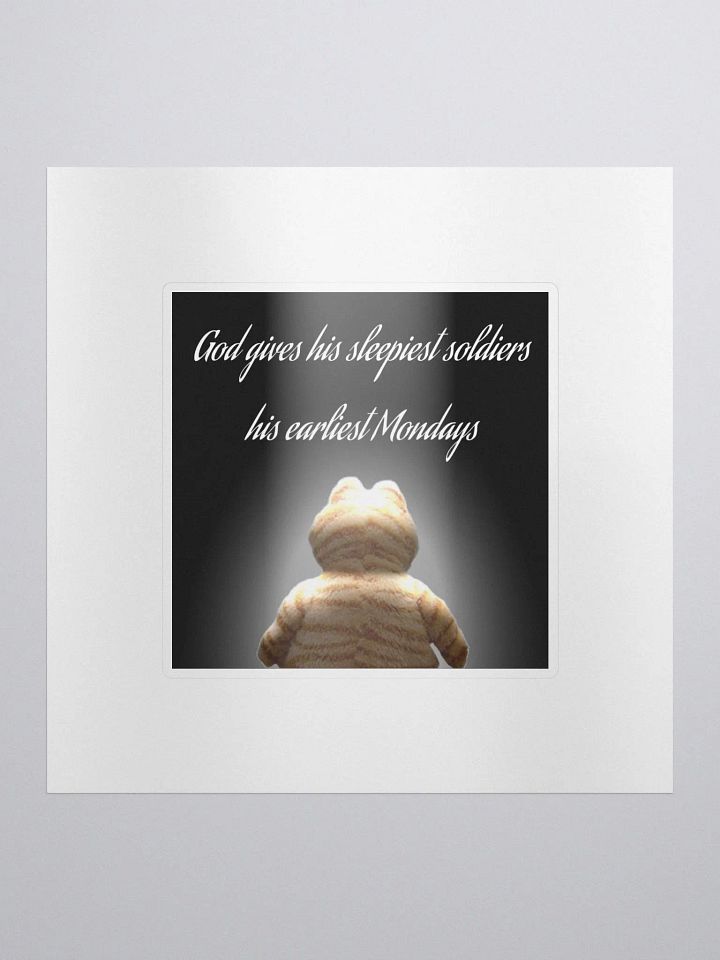 Sleepiest Soldier Sticker product image (1)