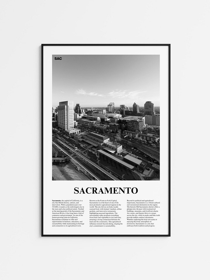 Sacramento 02 Newspaper Poster product image (1)