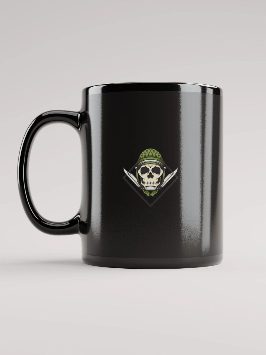Skull & Knives Black Glossy Mug product image (11)