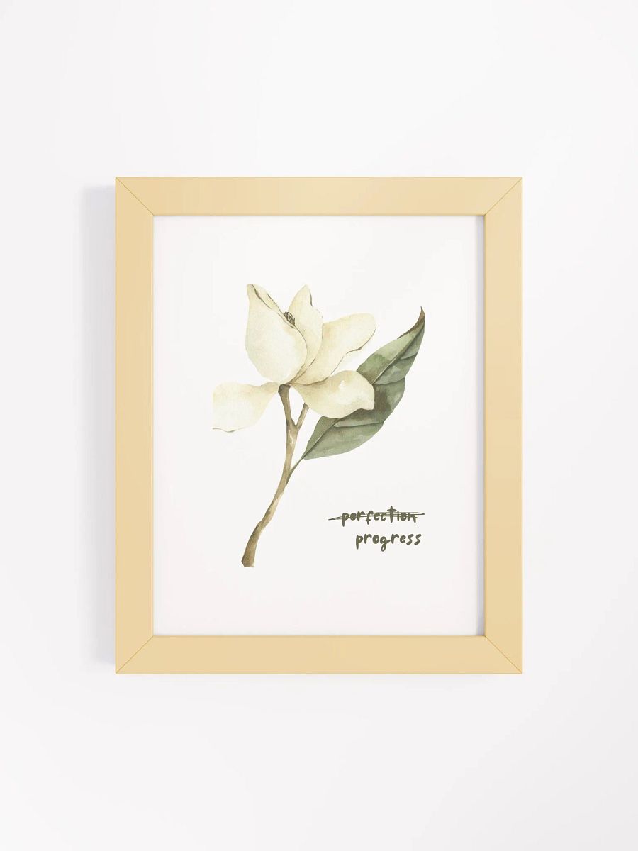 Progress, Not Perfection Botanical Wall Art product image (1)