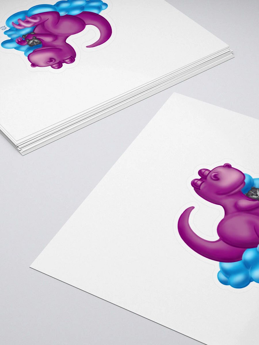 Sleepy Dino Sticker product image (4)
