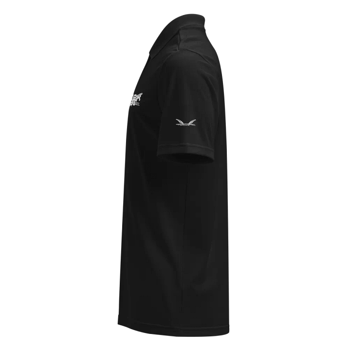 Sport Polo Shirt - Embroidered - White HApex Gear Black Logo product image (2)
