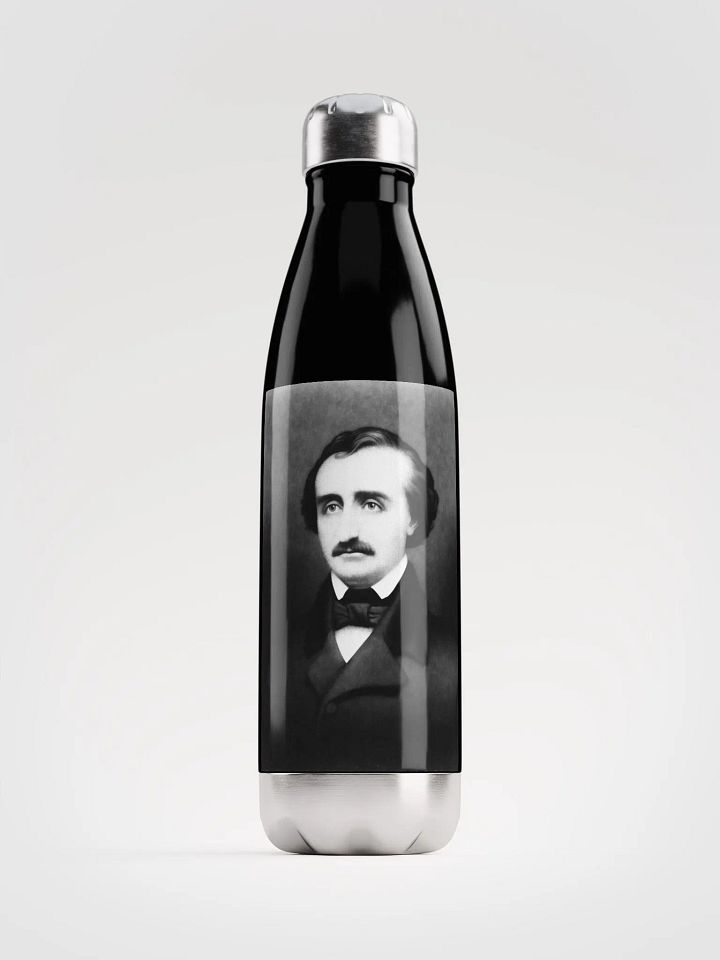 Edgar Allen Poe Stainless Steel Waterbottle product image (1)