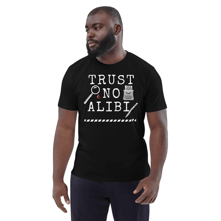 CrimeClothes Trust No Alibi Organic Short Sleeve Tee product image (51)