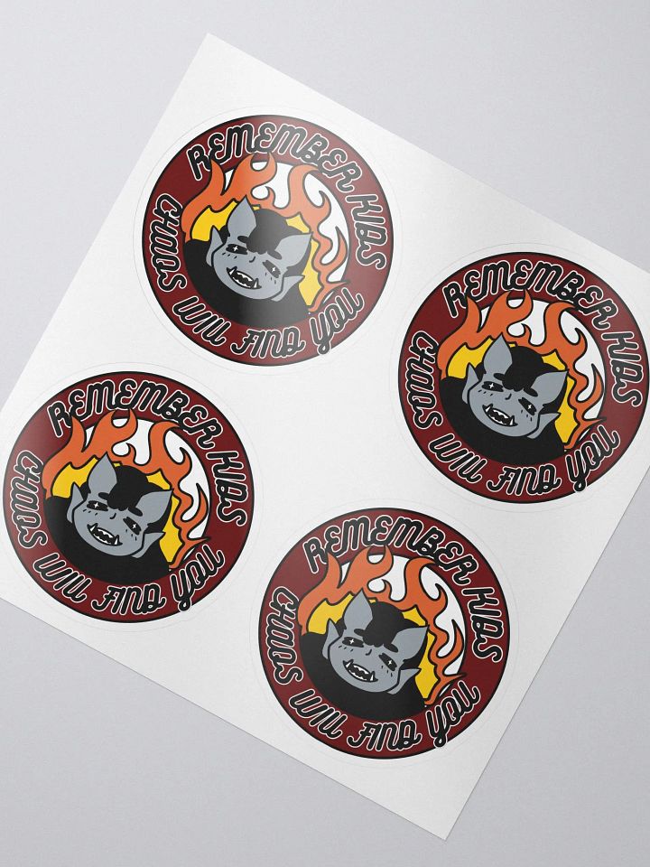 Chaos will sticker you product image (2)