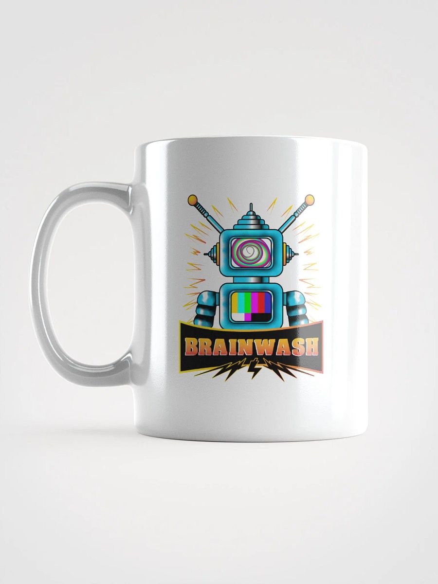 Hypnotic Robots White Mug product image (16)
