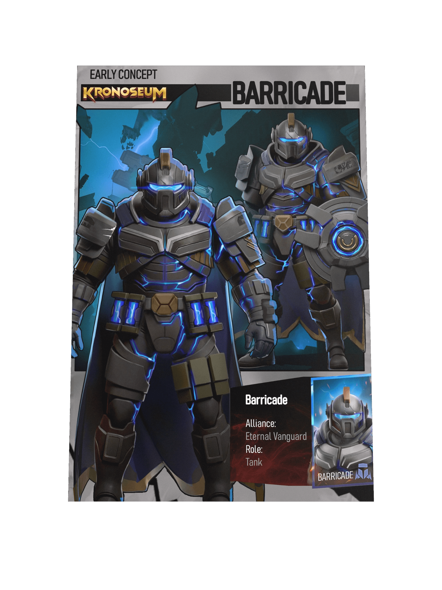 Barricade Early Concept Art Poster product image (1)