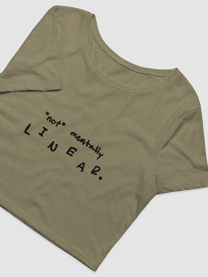 *not* mentally linear cropped tee product image (4)