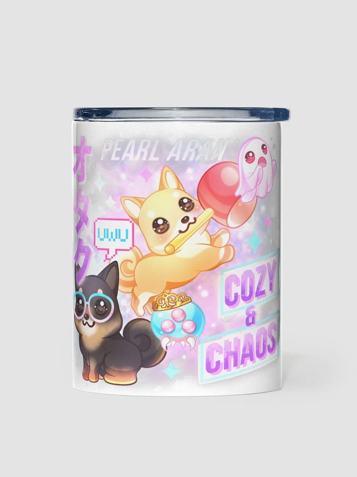 Cozy and Chaos 10oz Stainless Steel Tumbler product image (1)