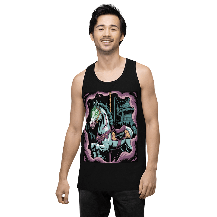 Abandon Hope Men's Gothic Tank Top by Midnight Veil Designs product image (2)