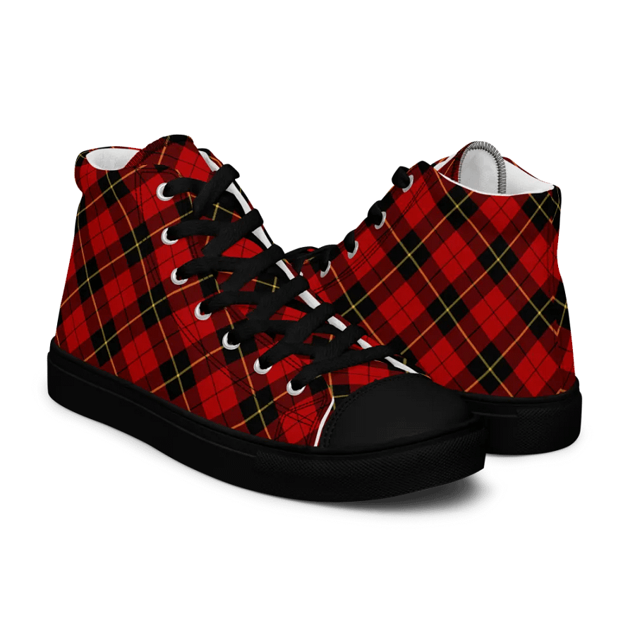 Wallace Tartan Men's High Top Shoes product image (7)