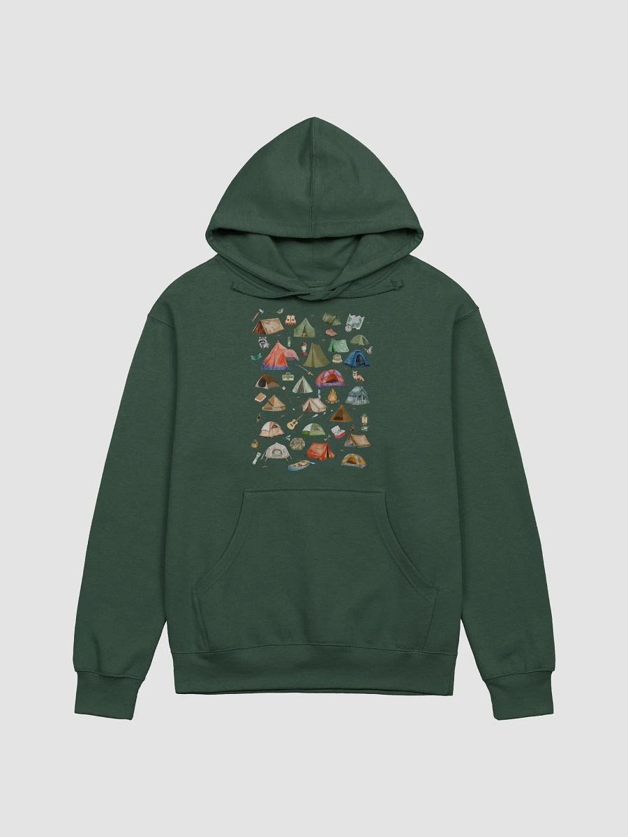 Camping Gear Collage Adult Hoodie product image (2)