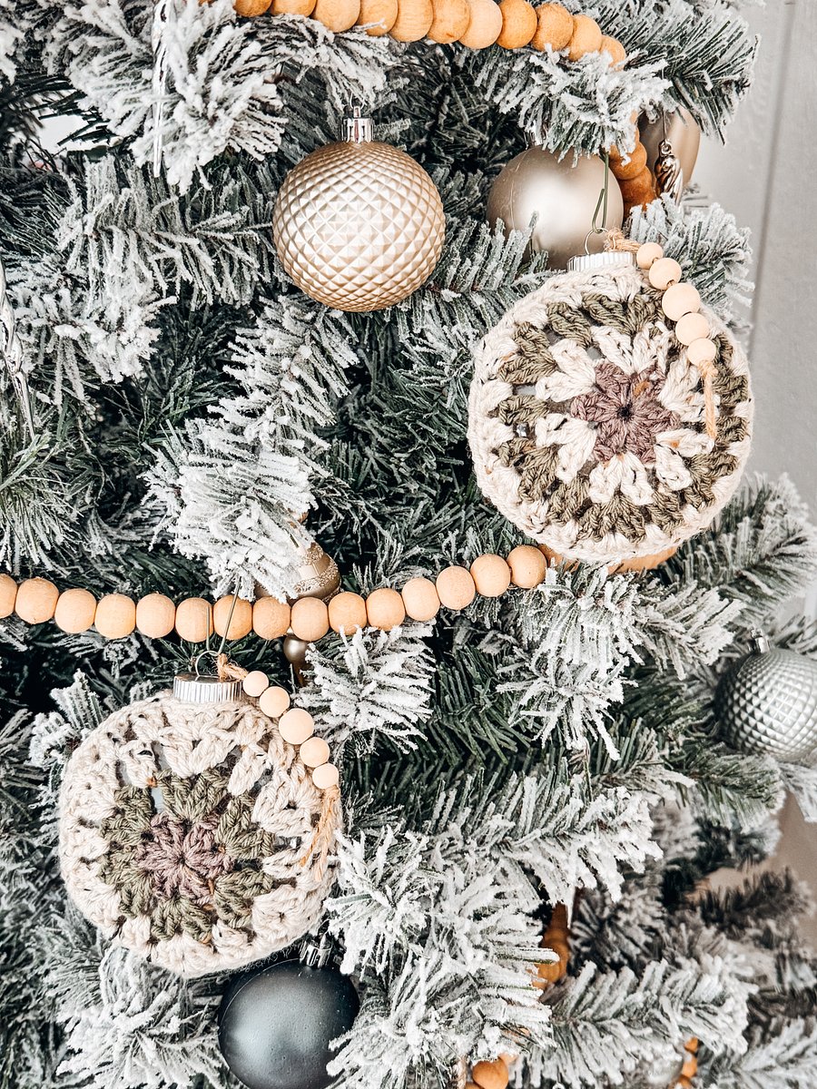 Granny Crochet Hexagon Bauble Ornament Tutorial product image (2)