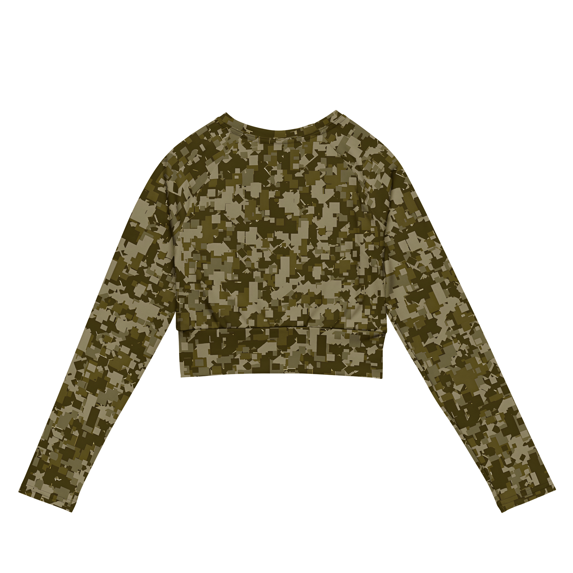 Pixelated Forest All-Over Print Crop Top product image (7)