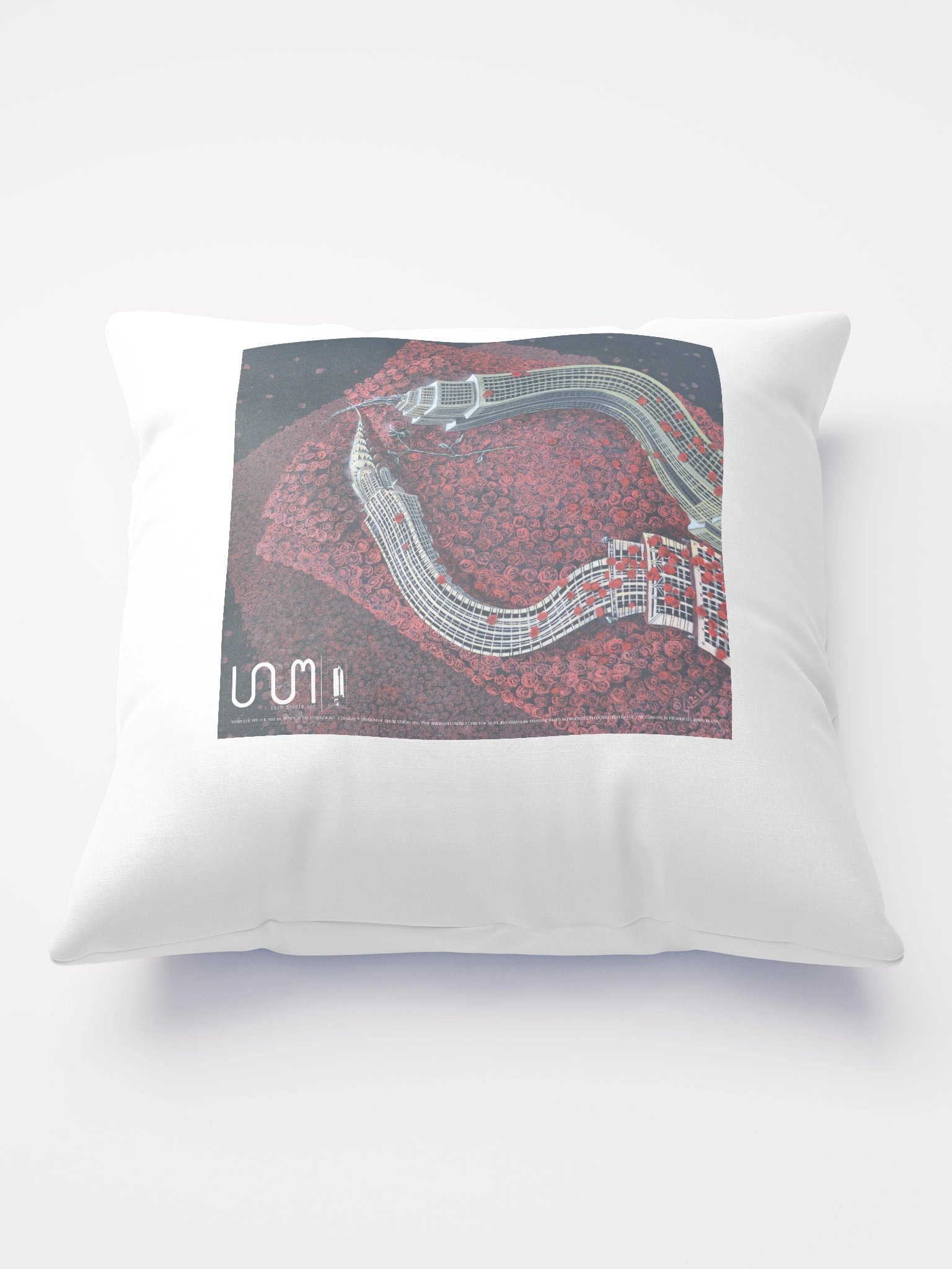 "Domestic New York" Artwork Pillow #1 product image (1)