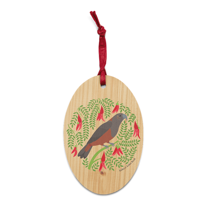 Kākā in Kākābeak Wooden Ornament product image (1)