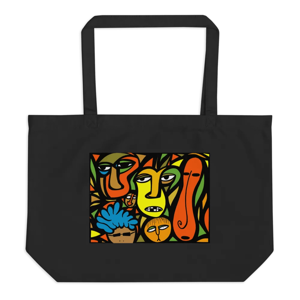 El Mural Tote Bag [Black] product image (1)