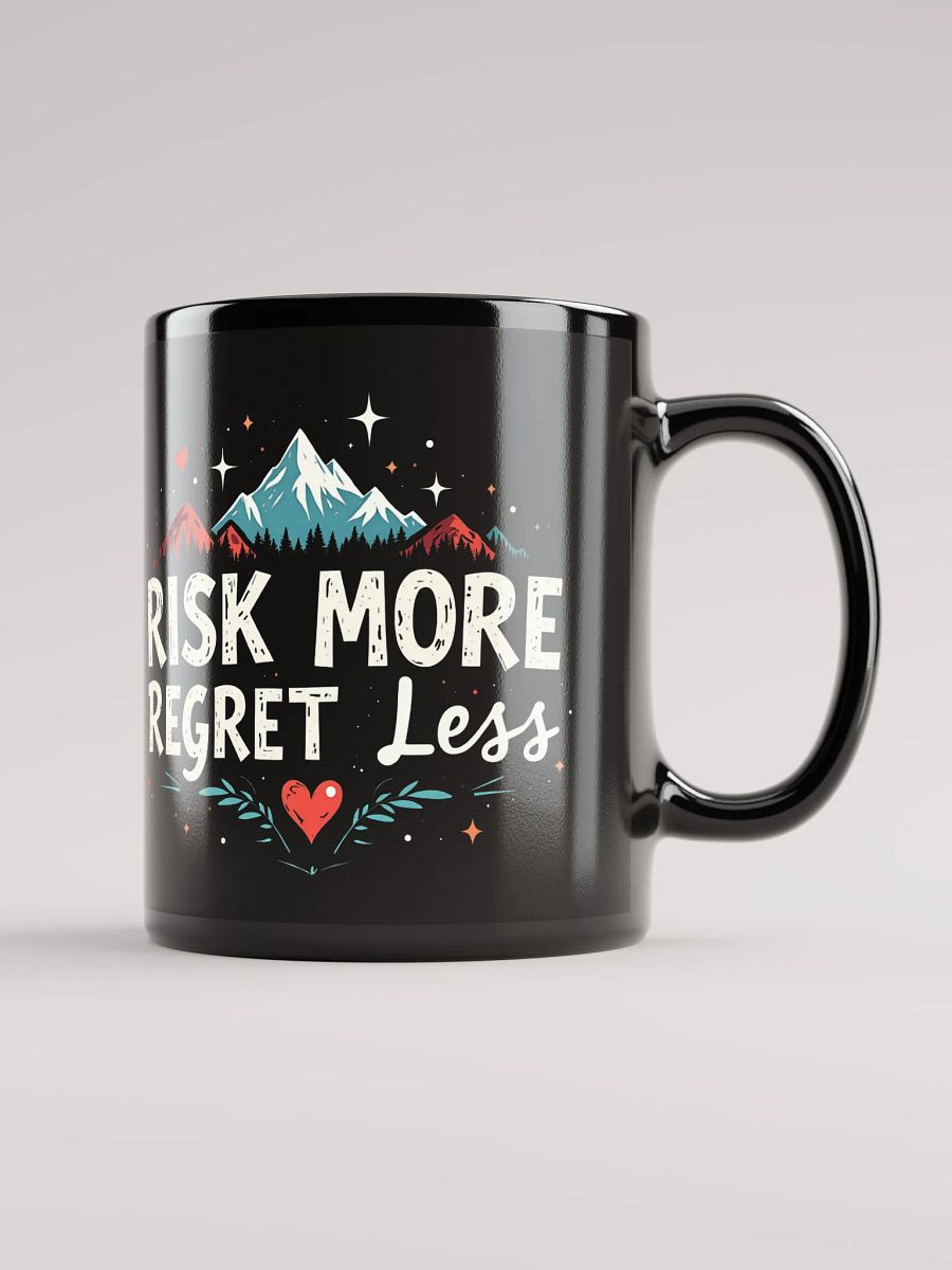 Risk More, Regret Less  — The Simone Biles Mug That Inspires You to Leap Fearlessly Into Your Dreams product image (1)