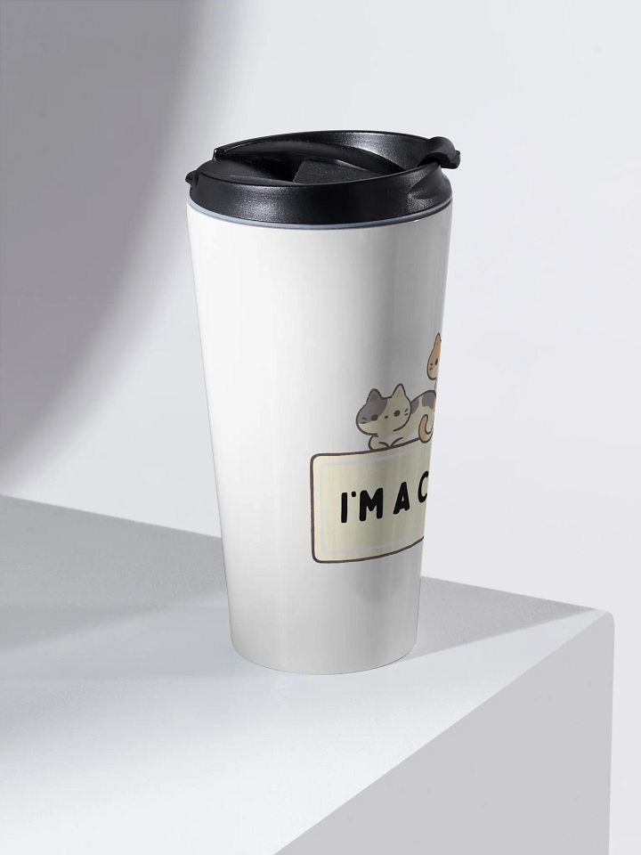 Catolic Cuteness Stainless Steel Travel Mug product image (2)