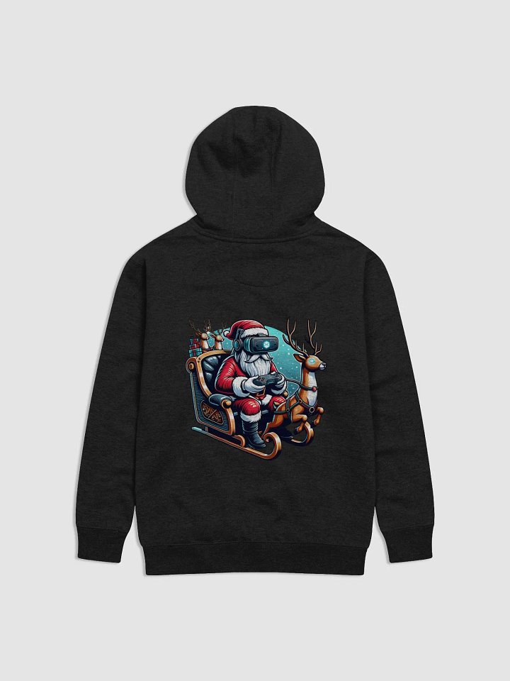 Santa VR Adventure Hoodie – Futuristic Holiday Fun product image (2)