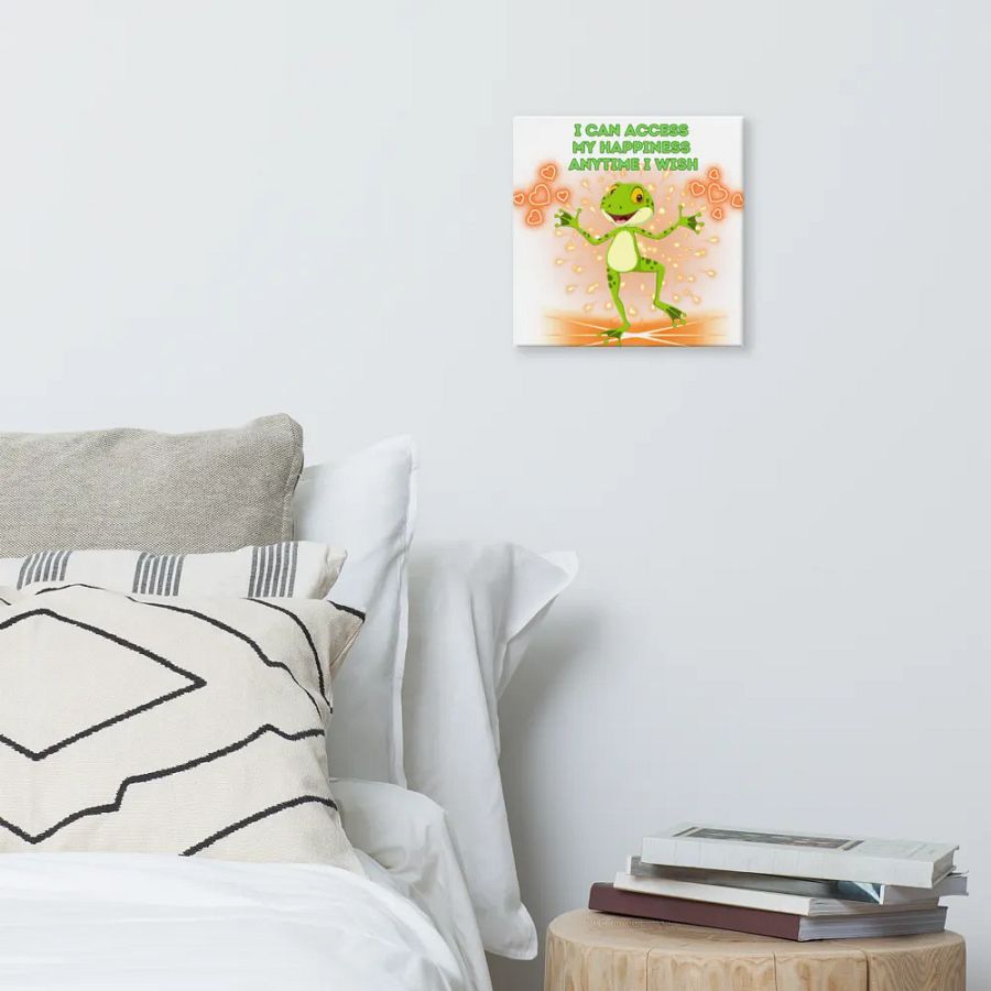canva print happy frog wisdom quote product image (6)