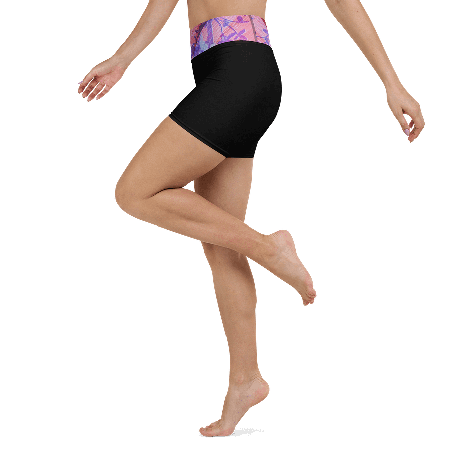 Paradise Breeze Black Flow Yoga Shorts product image (4)