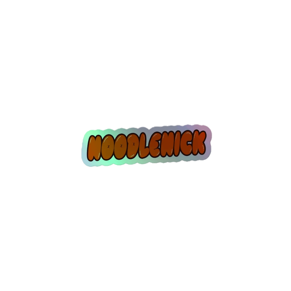 NoodleNick Holographic Sticker product image (1)