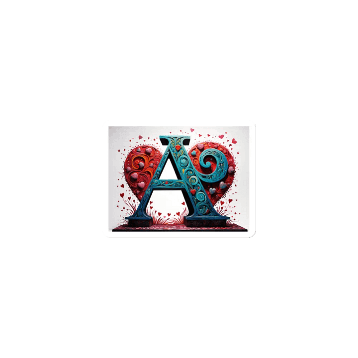 Valentine’s Monogram Letter A(3) Magnet product image (1)