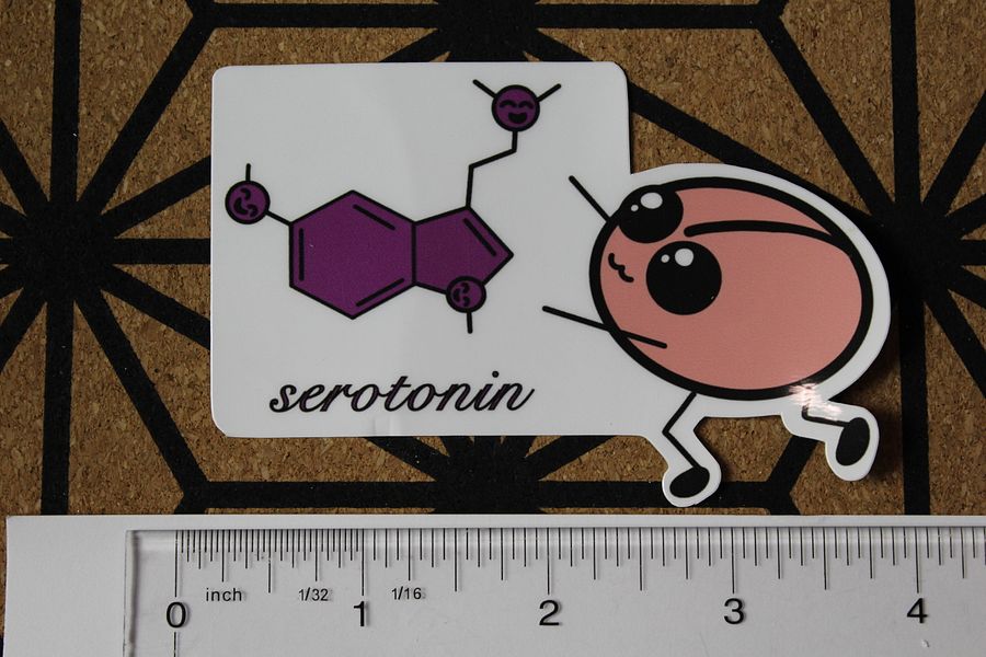 Serotonin sticker product image (1)