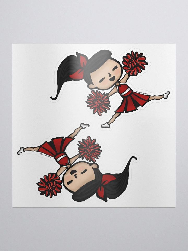 Kawaii Cheerleader - 2 Stickers product image (1)