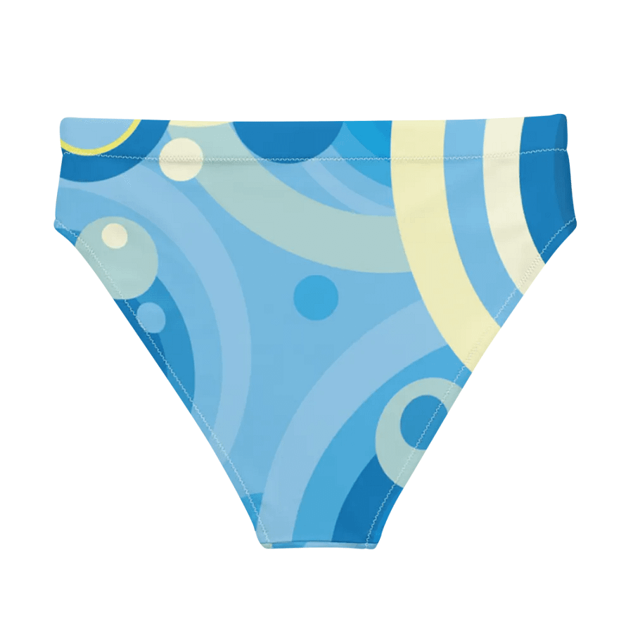 Ripple Effect Recycled High-Waisted Bikini Bottoms product image (1)