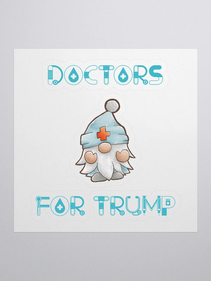 Doctor Gnomes For Trump Sticker product image (1)