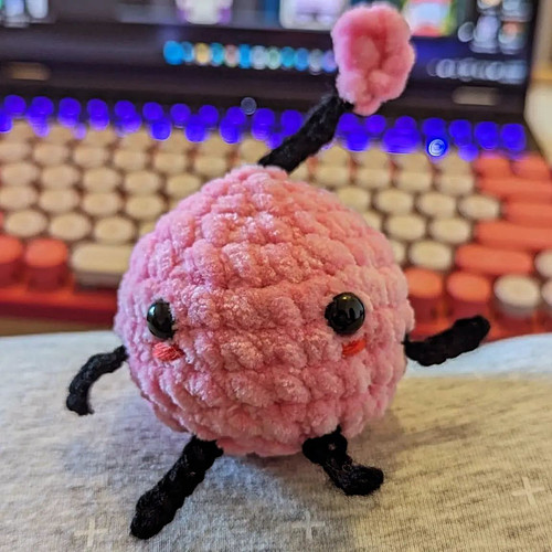 ✨ Cute lil Junimo crochet stress ball squishie! 😍 I love Stardew Valley! 💜 What other game inspired things should I try to cr...