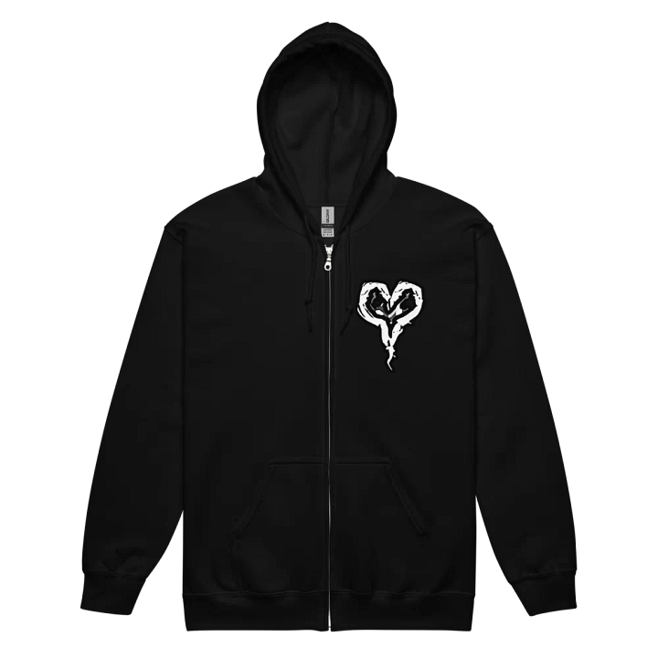 HOLLOWxWAY HOLLOW Heart Zip-Up Hoodie product image (2)