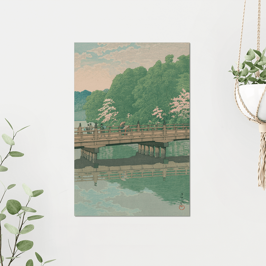 Late Autumn at Ichikawa - Kawase Hasui product image (3)