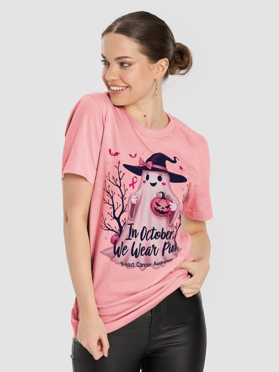 Pink Ghost Breast Cancer Awareness T-Shirt product image (8)