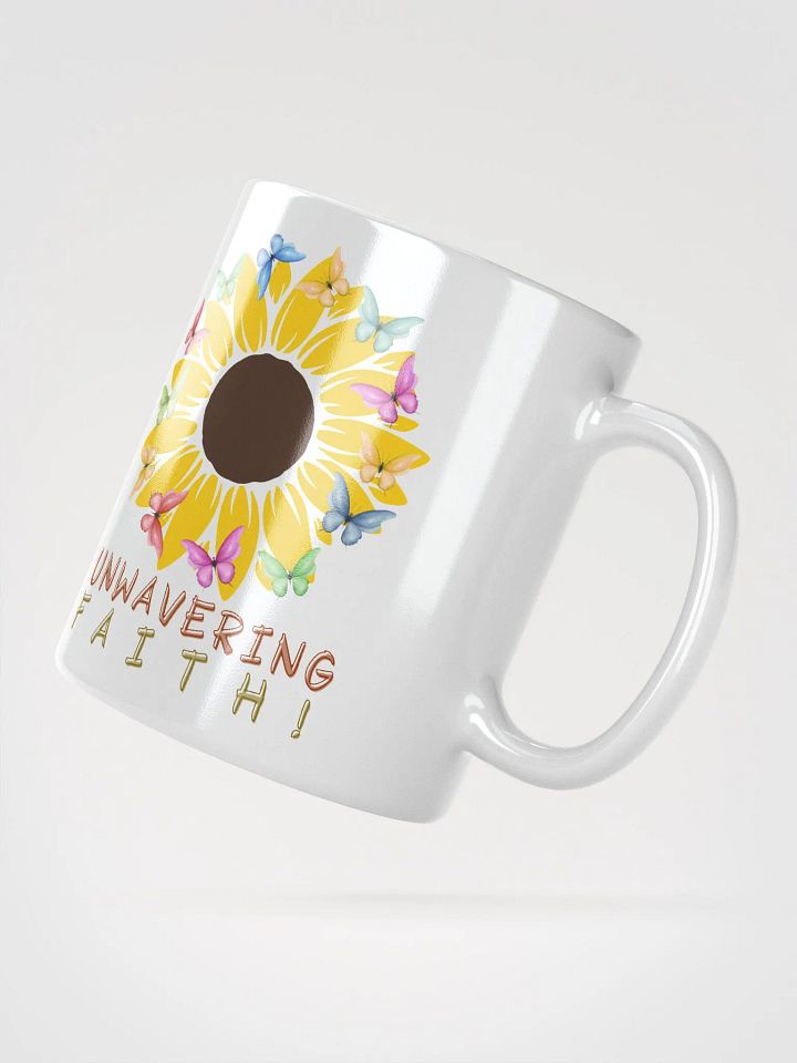 Unwavering Faith Sunflower Mug" product image (4)