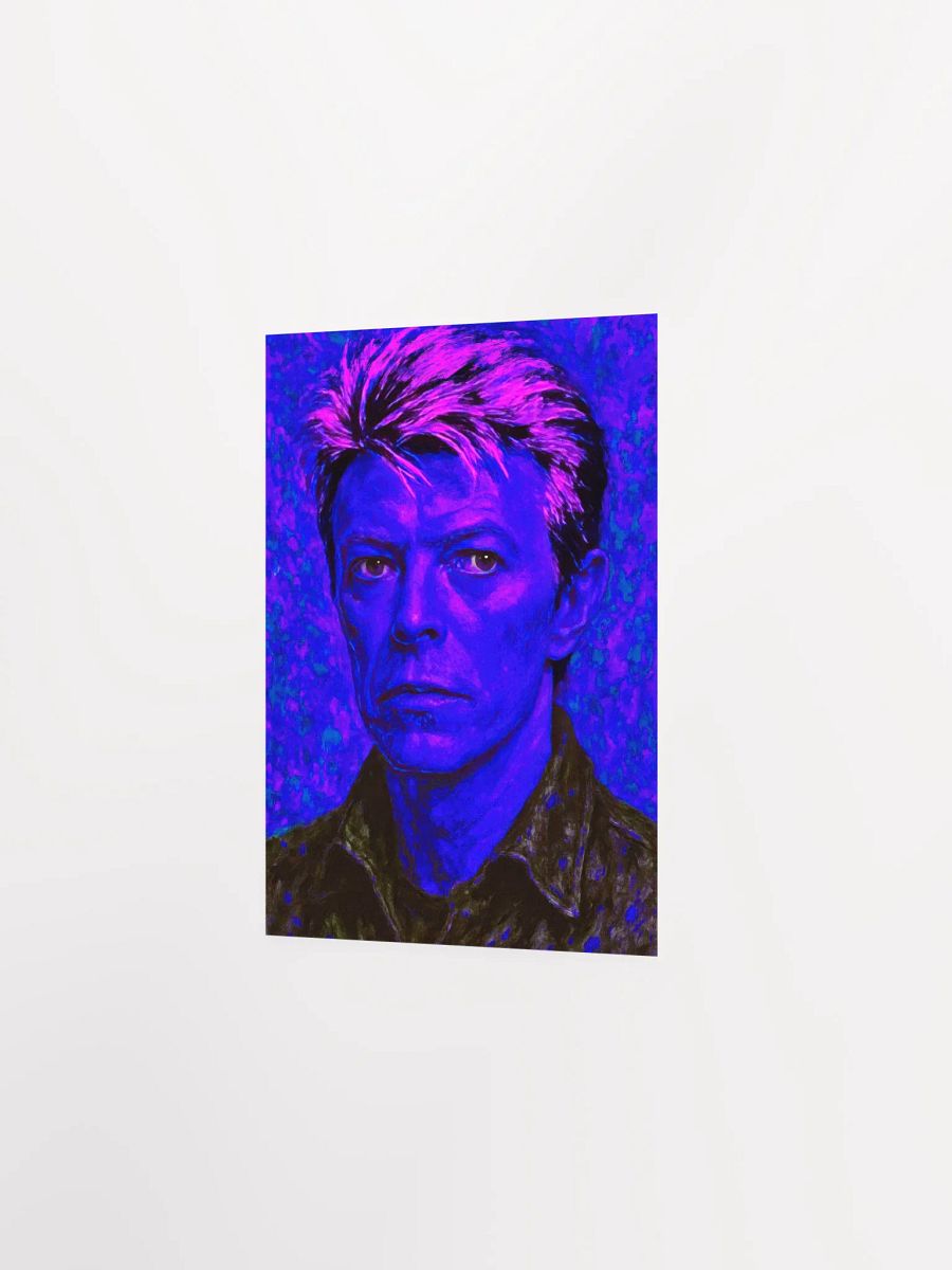 Vibrant Stylized David Bowie Poster product image (3)