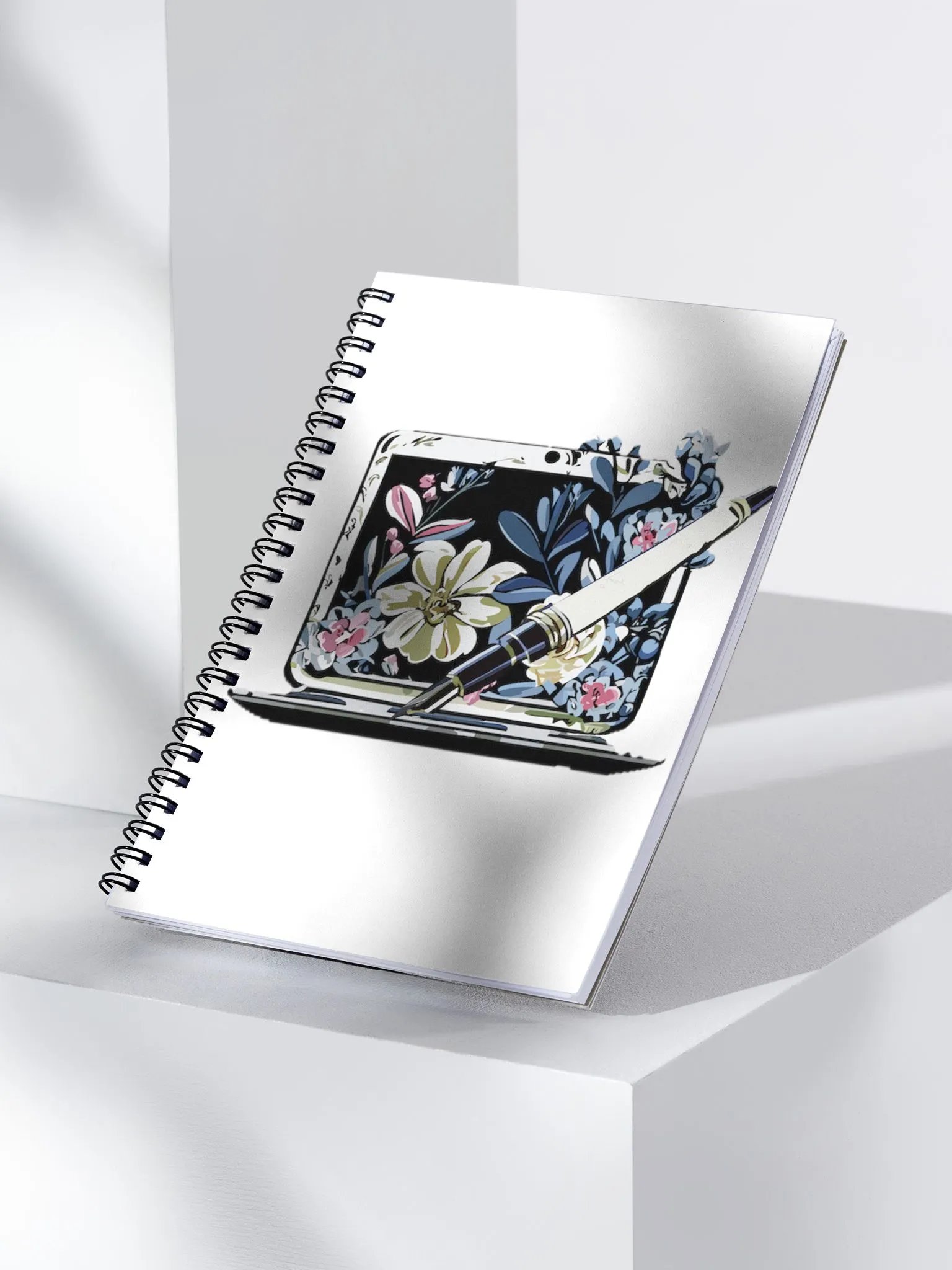 Spiral Notebook - Hand drawn computer imagery product image (3)