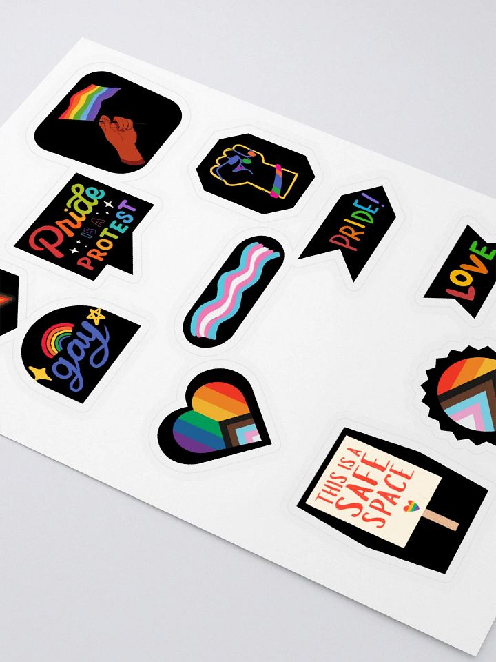 LGBTQ+ Full Sticker Sheet product image (2)