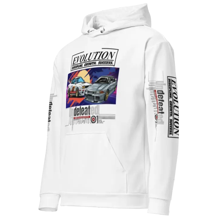 Man Recycled Unisex Hoodie Evolution Undefeated product image (2)