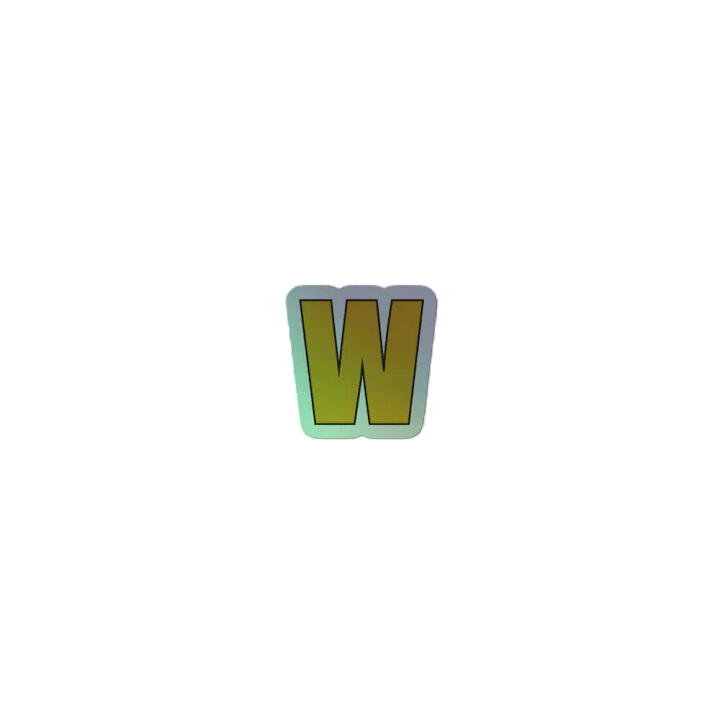 W sticker product image (2)