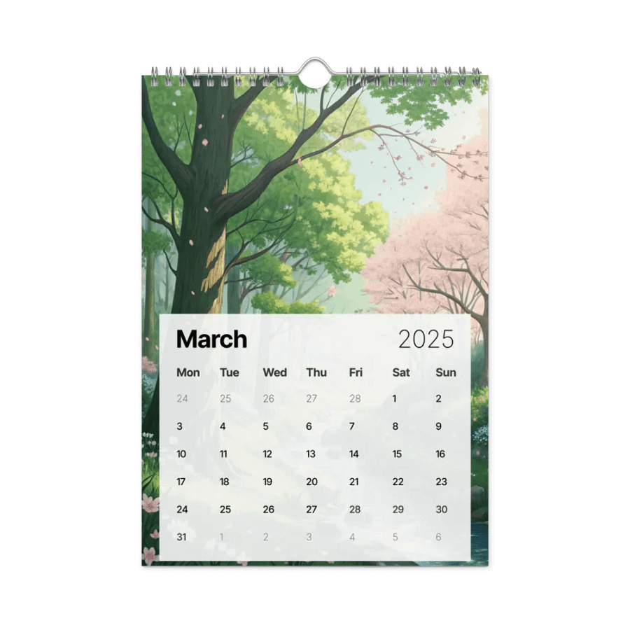 MAGICAL ANIME SEASONS WALL CALENDAR 2025 product image (9)