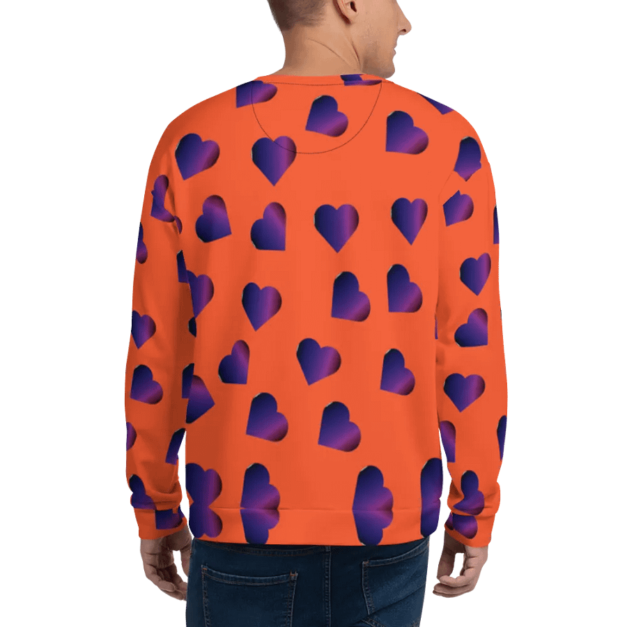 Love Pattern Vibrant Hearts Unisex Sweatshirt product image (10)
